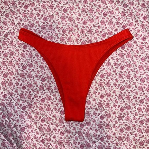 Hollister Women's Red Bikini Bottom - Picture 1 of 2
